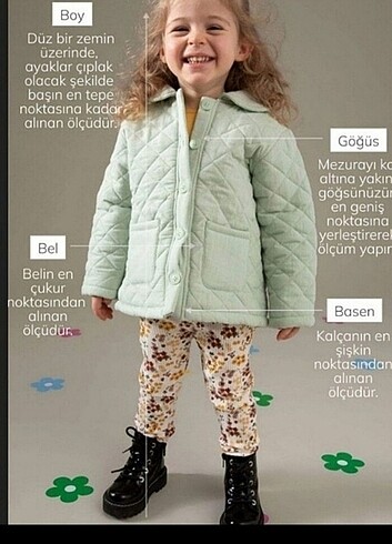 24-36 Ay Beden 2-3 yaş 2.5 tog unisex