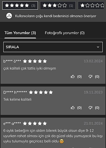 Defacto 2-3 yaş uyku tulumu