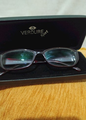 Bordo Şeffaf Kadın Gözlüğü - VERDURE