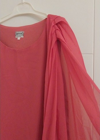 abiye tül elbise nar cicegi - Görsel 4