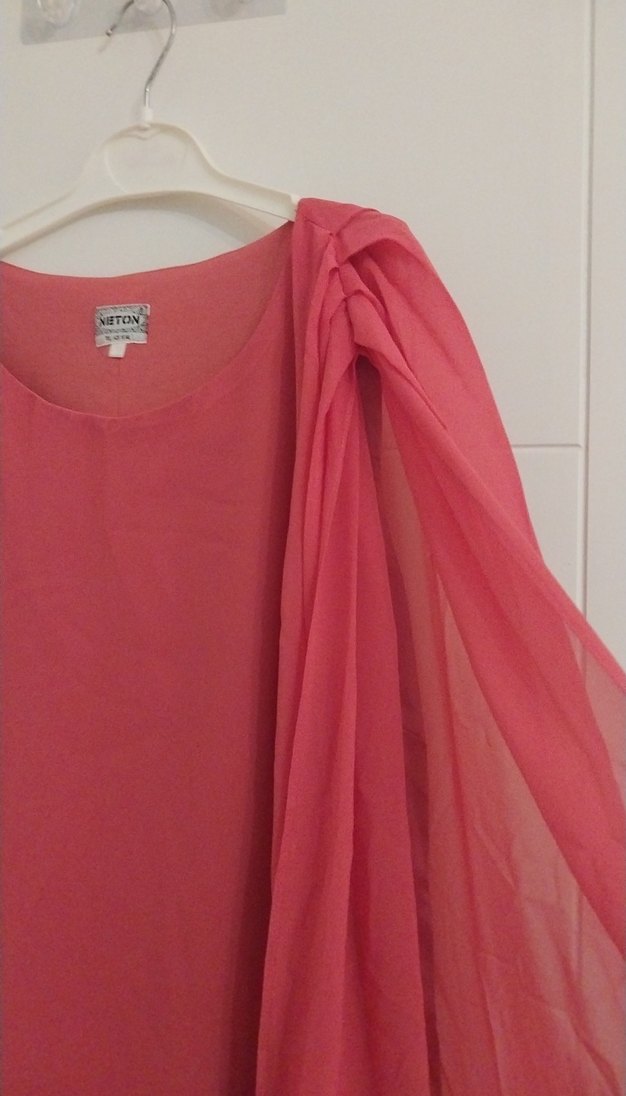 abiye tül elbise nar cicegi - Görsel 4