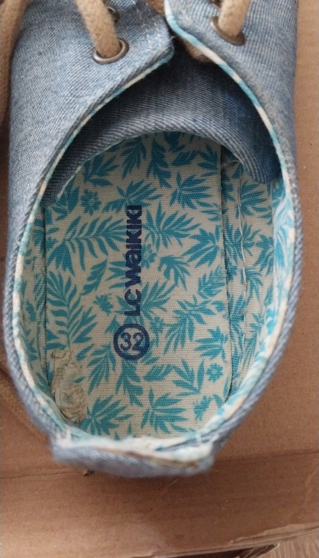 Mavi Denim Erkek cocuk keten  Ayakkabısı - Görsel 2