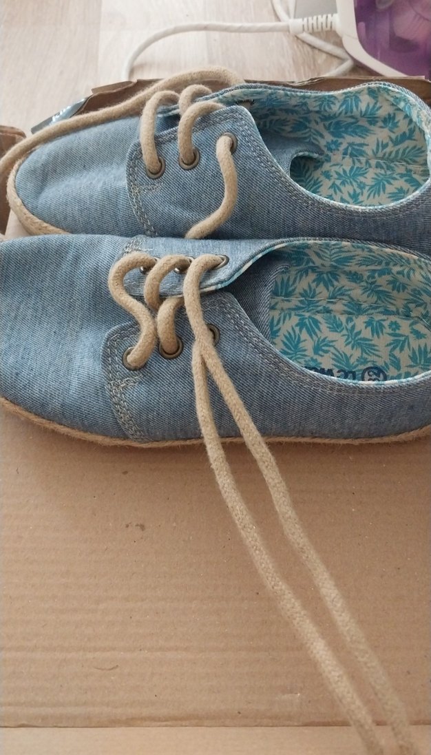 Mavi Denim Erkek cocuk keten  Ayakkabısı - Görsel 3