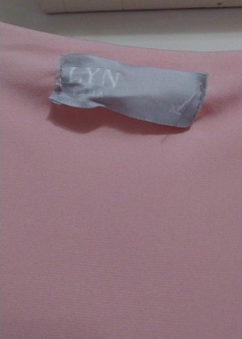 Pembe Drapeli Hamile Elbisesi, V Yakalı, Uzun - Görsel 2