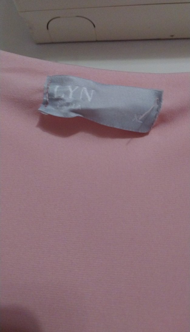 Pembe Drapeli Hamile Elbisesi, V Yakalı, Uzun - Görsel 2