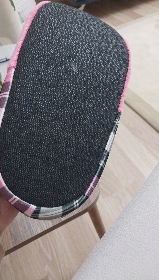 Pembe Desenli Kadin Çocuk Sıcak Ev Terliği - Görsel 3