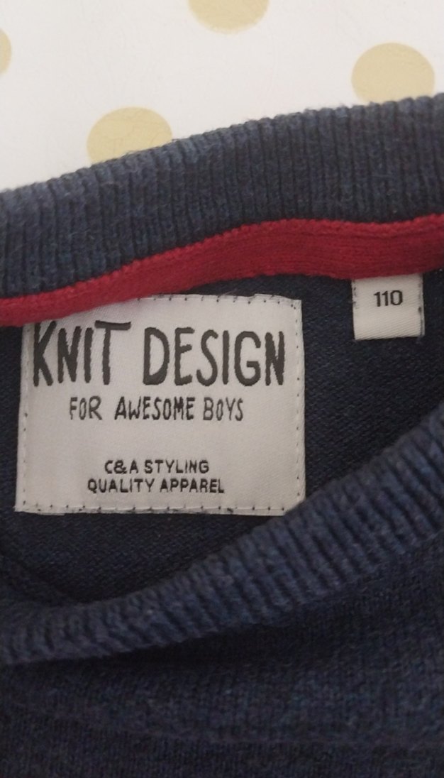 Erkek Çocuk Çizgili Örgü Kazak - Görsel 2