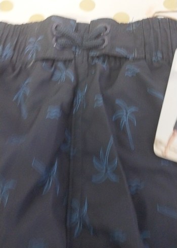 Düğmeli Lacivert Desenli Mini Erkek Mayo. 9 .10 yaş uygundur - Görsel 3