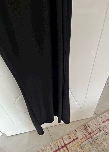 Siyah Uzun Kolsuz Elbise - Görsel 2