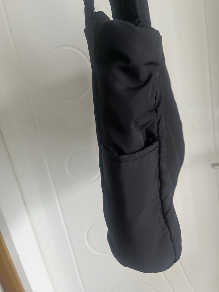 Siyah Minimalist Kadın Omuz Çantası - Görsel 2