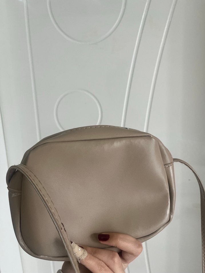 Bej Deri Kadın Çanta - ESTUTE - Görsel 2