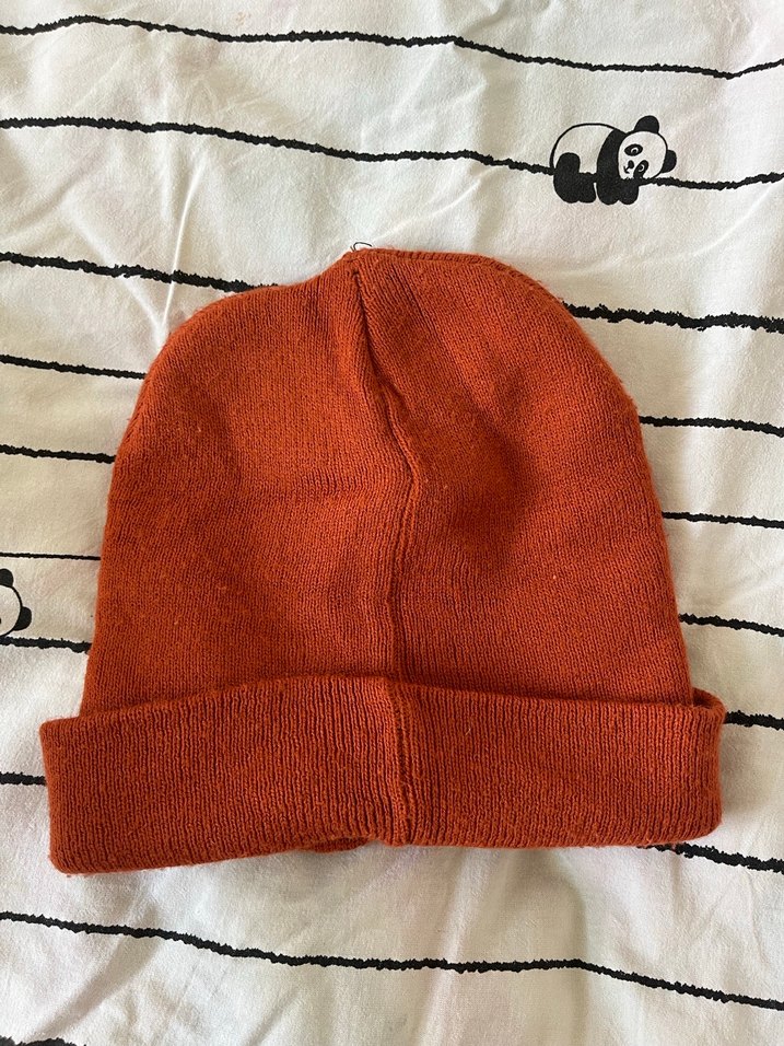 Kahverengi Örgü Bohem Kadın Bere - Görsel 2