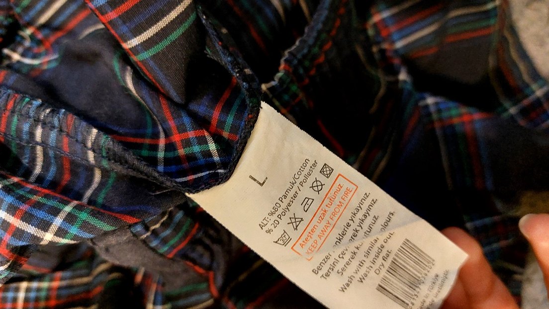 Erkek Gri Mini Kareli Şort - Görsel 2