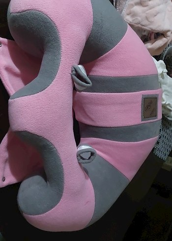 Pembe Gri Desenli dsetek koltugu - Görsel 2