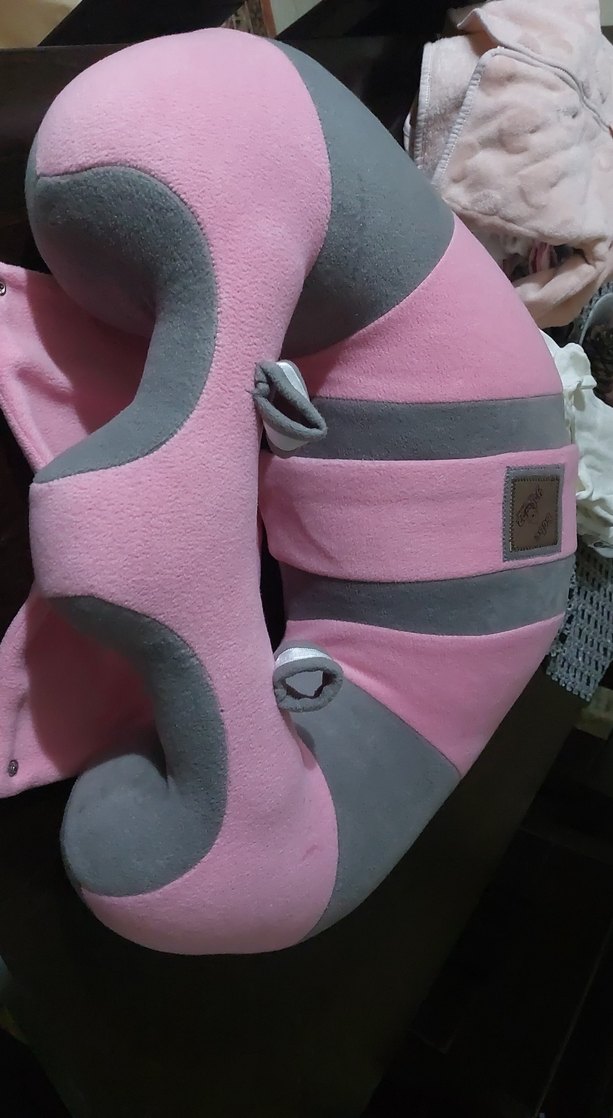 Pembe Gri Desenli dsetek koltugu - Görsel 2