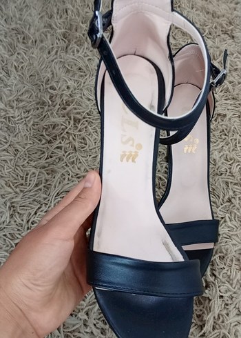 39 Beden siyah Renk Kadın Topuklu Sandalet