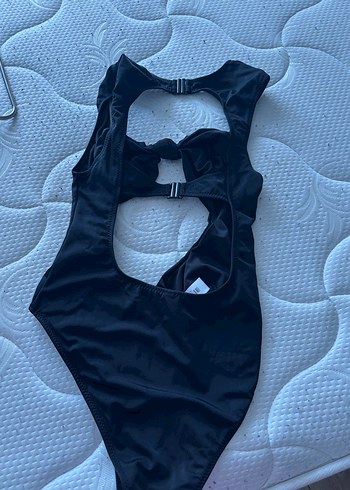 Tokalı Siyah Strappy Kadın Mayo - Görsel 2