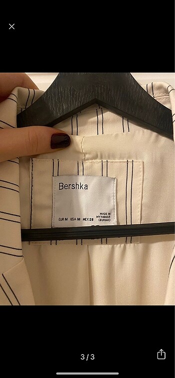 m Beden Bershka Blazer