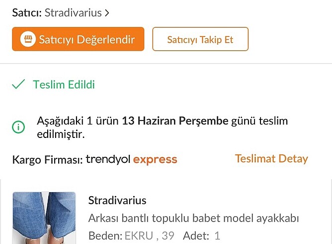 39 Beden ten rengi Renk STRADİVARİUS EKRU TOPUKLU AYAKKABI