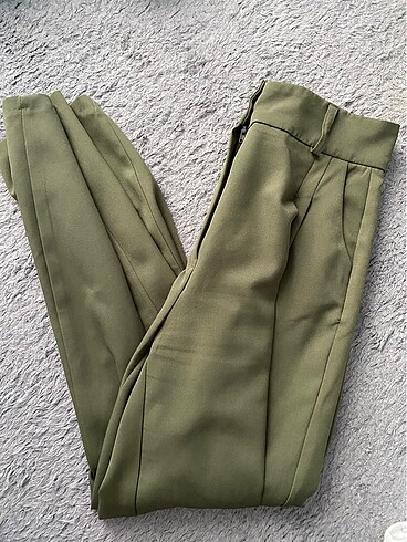 haki kumaş pantolon