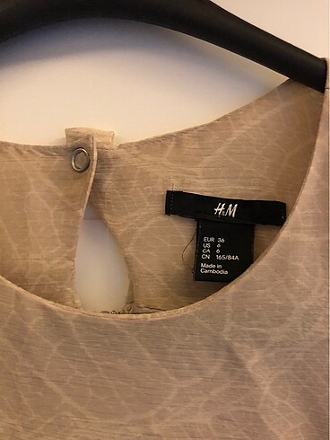 36 Beden camel Renk H&M tül elbise