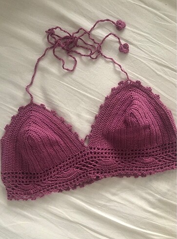 Örgü bralet büstiyer