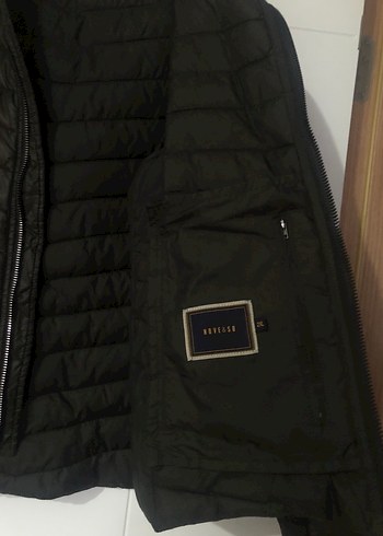 Siyah Fermuarlı Erkek Spor Ceket Mont - Görsel 6