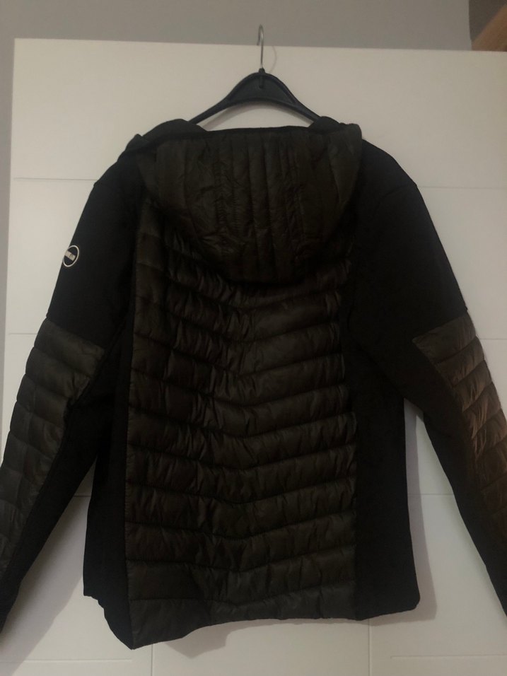 Siyah Fermuarlı Erkek Spor Ceket Mont - Görsel 2