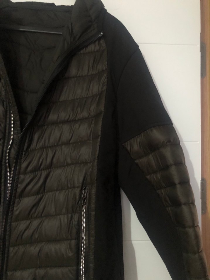 Siyah Fermuarlı Erkek Spor Ceket Mont - Görsel 3