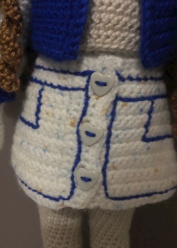 Amigurumi Örgü Bebek (50 cm) - Görsel 8