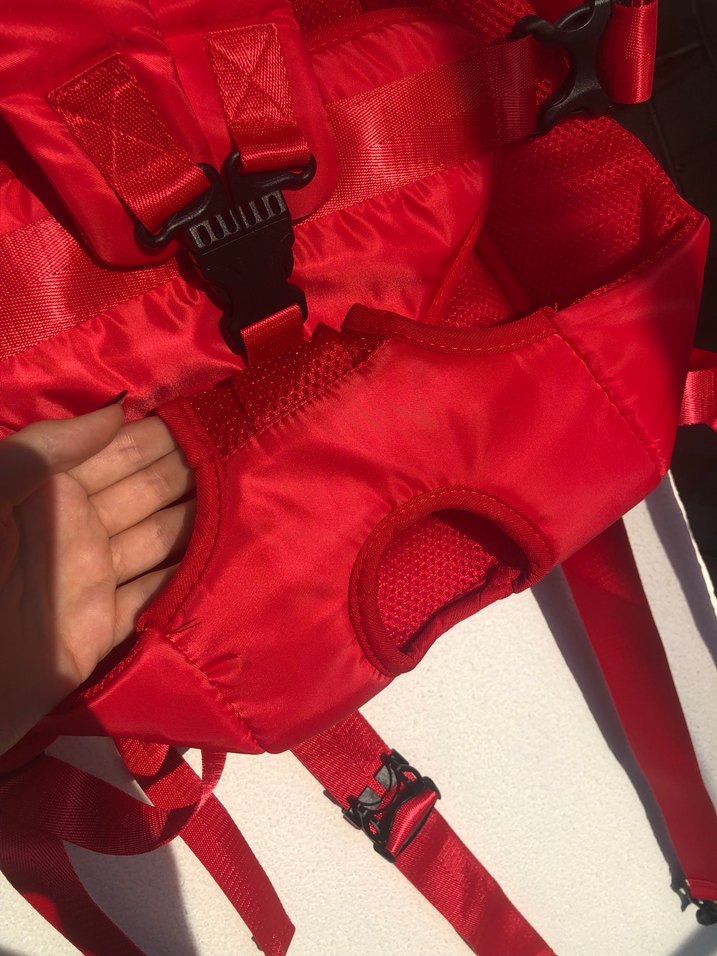 Köpek kanguru ana kucağı taşıma çantası - Görsel 3