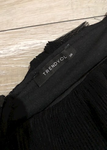 Dantel Detaylı Siyah Mini Gotik Elbise - Görsel 7