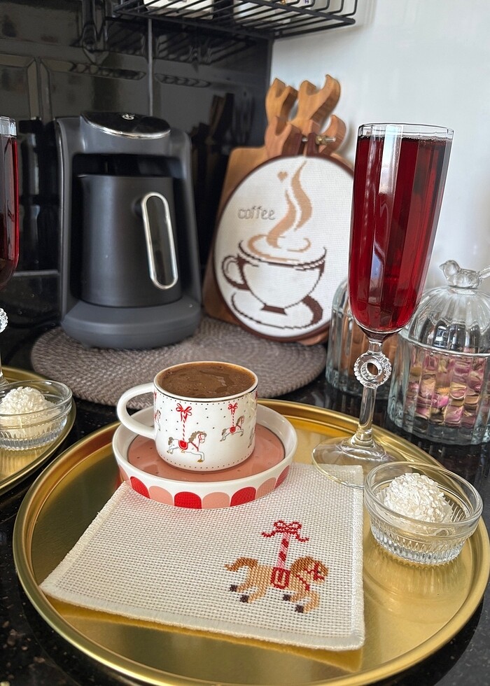 Lcw home uyumlu kahve sunum peçetesi - Görsel 2