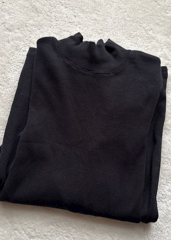 Siyah Uzun Slim Fit Kadın Elbise - Görsel 3