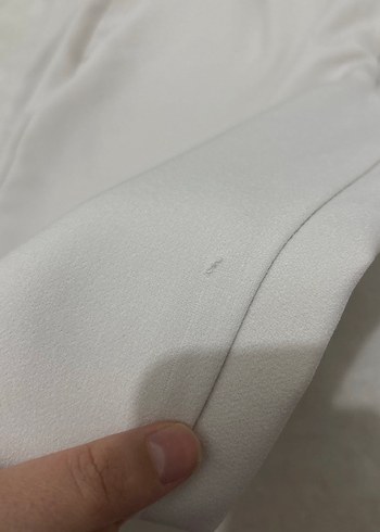 Bej Rahat Kesim Kadın Kumaş Pantolon - Görsel 3