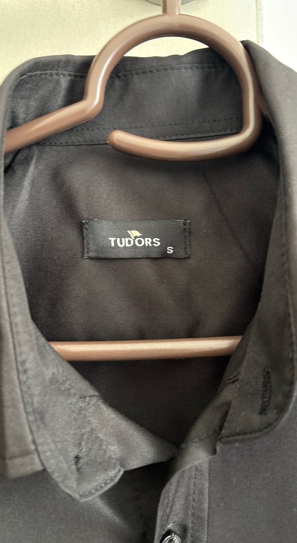 Siyah Uzun Kollu Erkek Gömlek - TUDORs - Görsel 2