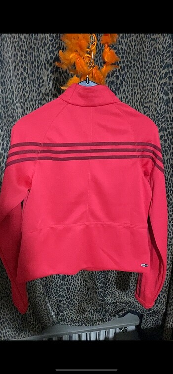 m Beden kırmızı Renk Adidas Climalite Fermuarlı Üst