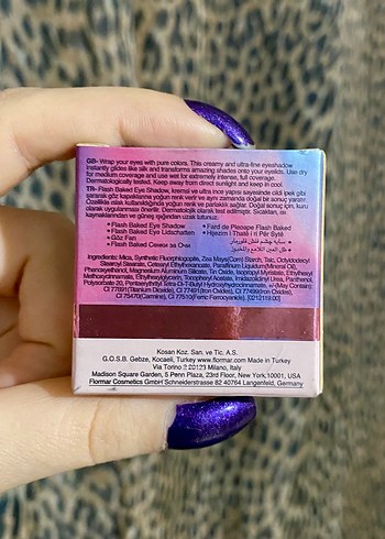 Flormar Smoky Metal Far ( gümüş - gri ) - Görsel 4