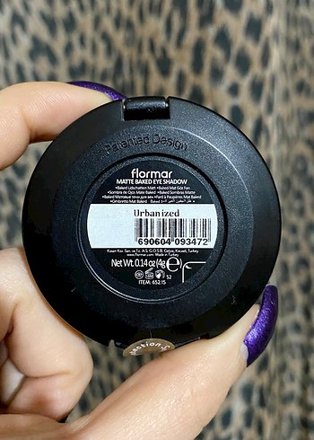 Flormar Matte Baked Eye Shadow Gri - Görsel 2