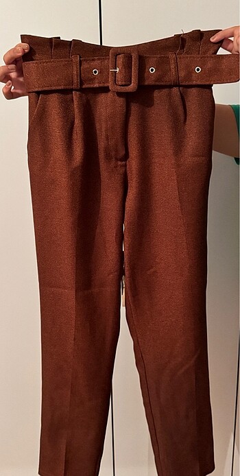 Kahverengi Havuç Pantolon - Görsel 5