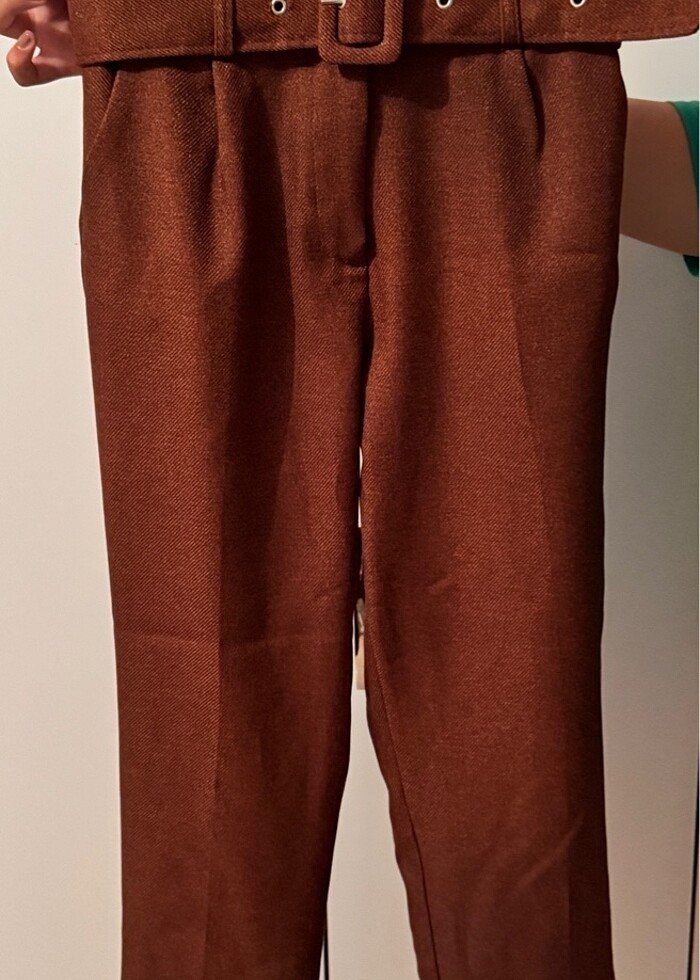 Kahverengi Havuç Pantolon - Görsel 5