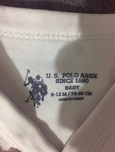 U.S Polo Assn. Beyaz bebek yelek