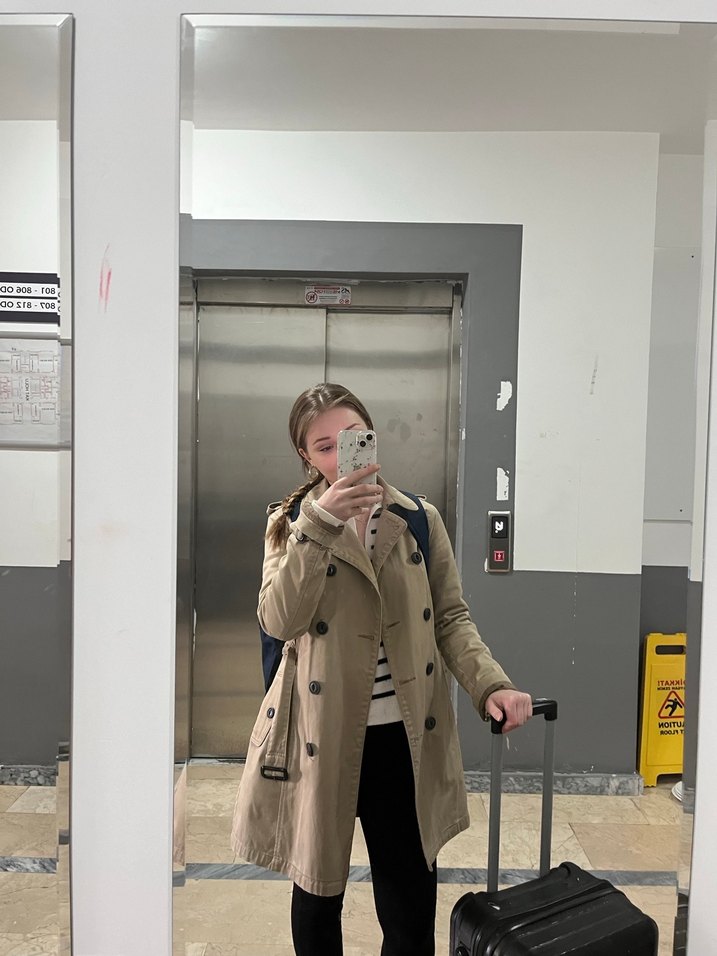 MAVİ Bej Deri Midi Trençkot - Görsel 3