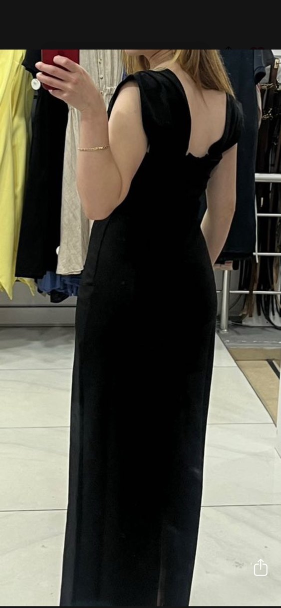 Abiye Elbise siyah miss janel - Görsel 4