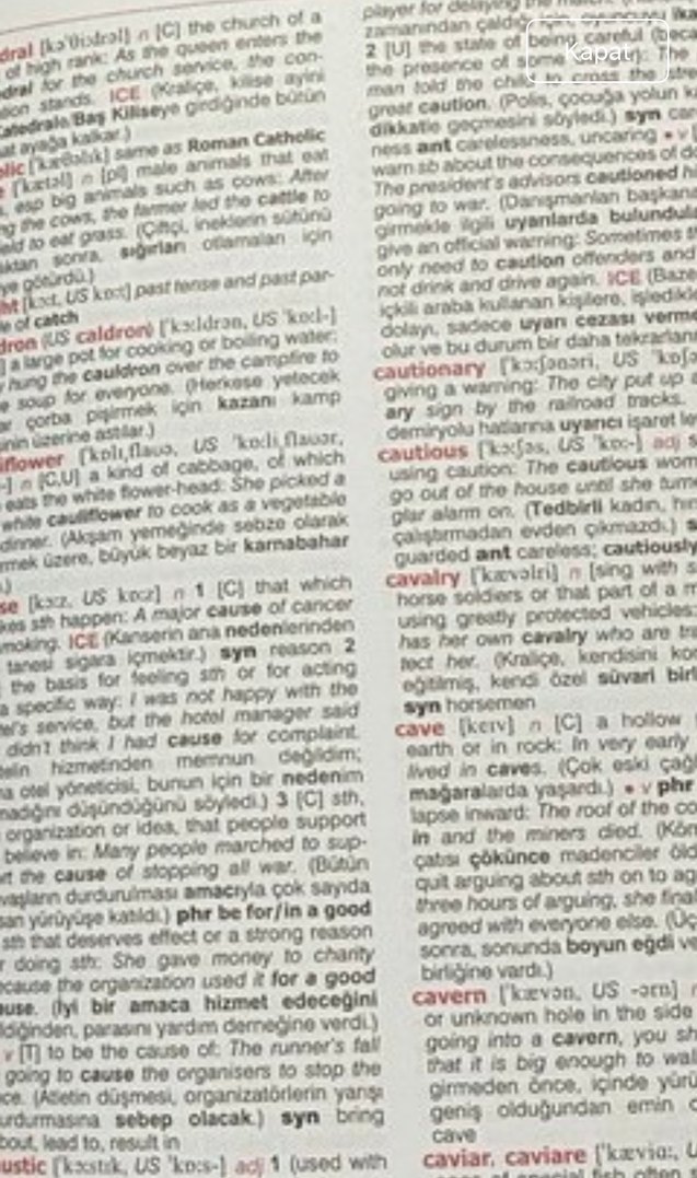 Mirable İngilizce Öğrenenler İçin Sözlük - Görsel 4