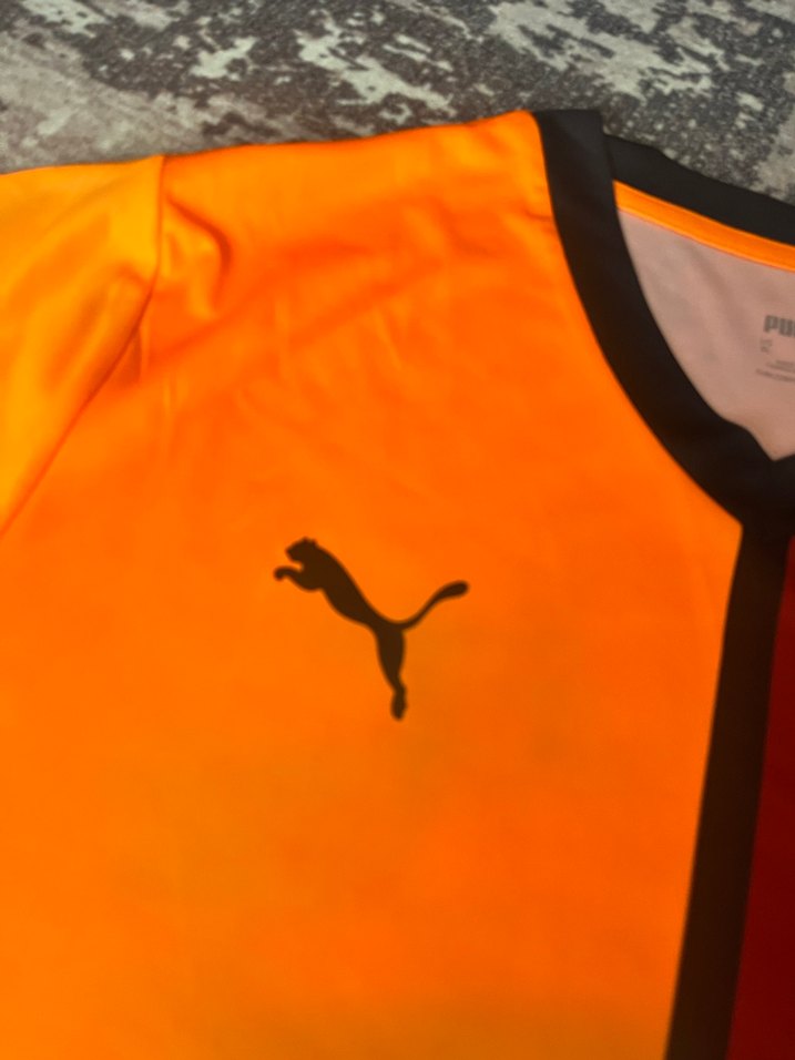 Puma V Yaka Kırmızı-Sarı Erkek forma - Görsel 3