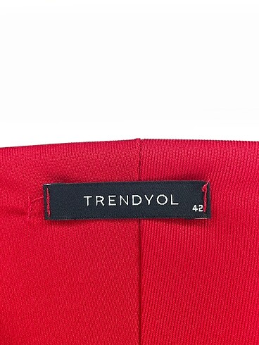 42 Beden kırmızı Renk Trendyol & Milla Uzun Elbise %70 İndirimli.