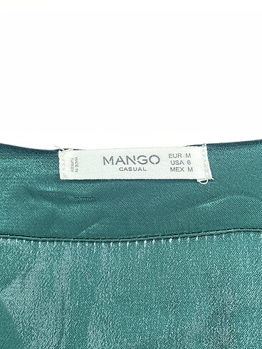 m Beden yeşil Renk Mango Kısa Elbise %70 İndirimli.