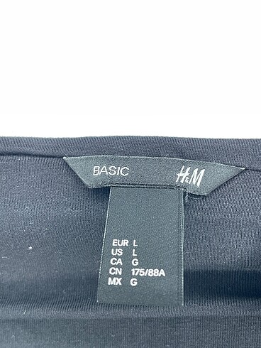 l Beden siyah Renk H&M Midi Etek %70 İndirimli.