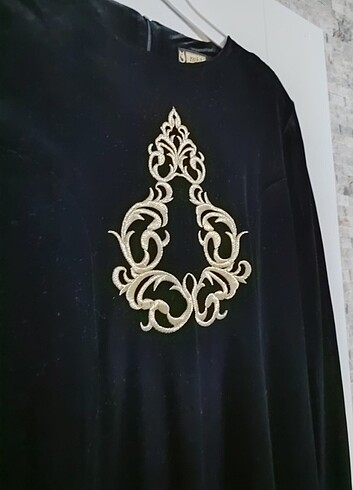 Zara Kadıfe sıyah elbise 40-42 beden